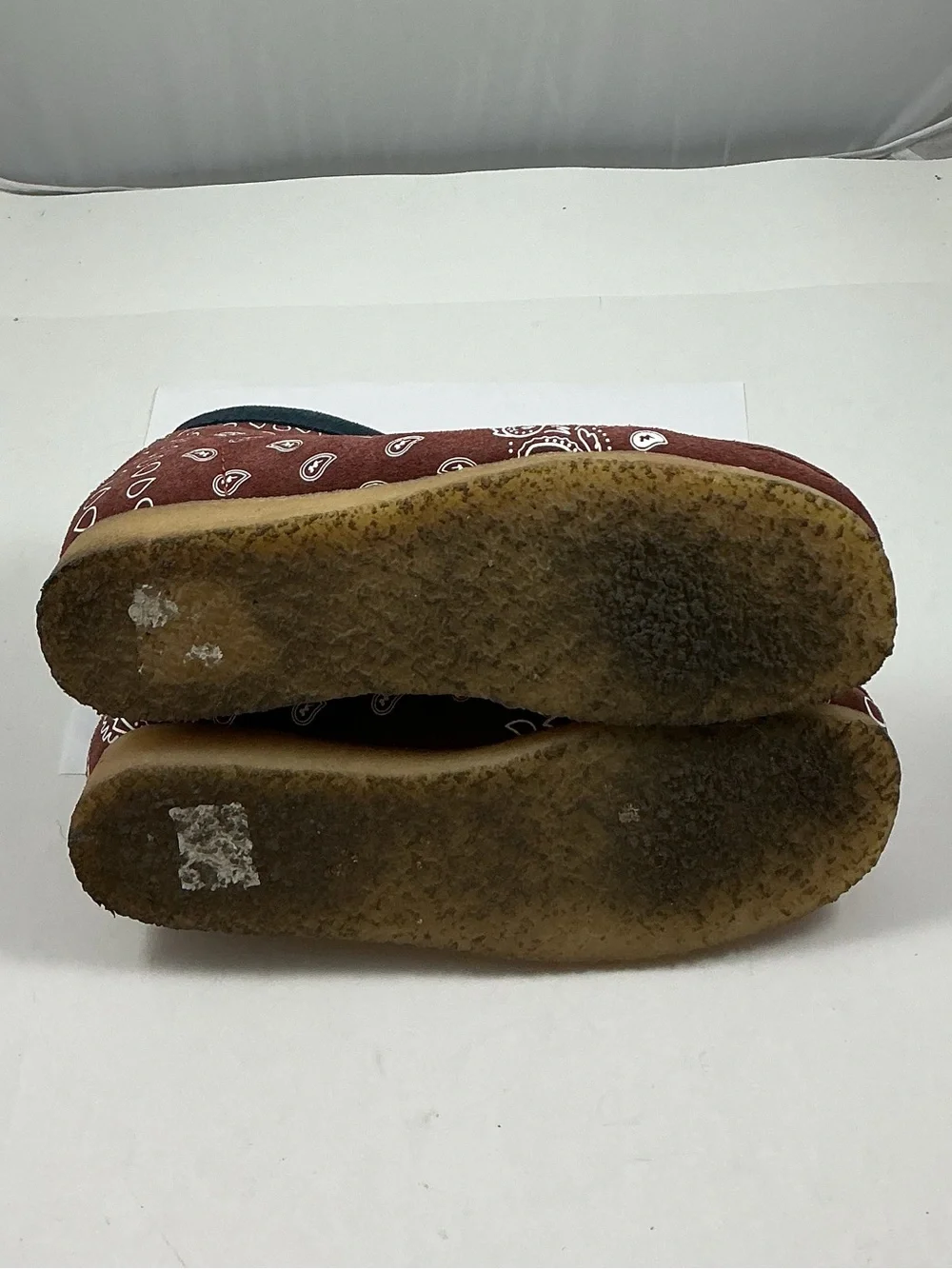 Clark’s Original Wallabee Boots Brick Paisley Size 10